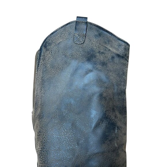 Madeline‎ Womens Tall Distressed Faux Leather Riding Boots Size 9.5M brown - Picture 13 of 14